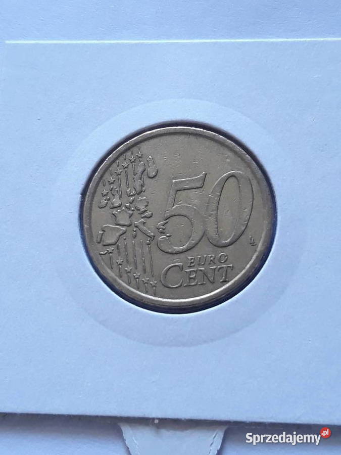 50 Eurocentów Włochy 2002 r wielkopolskie Konin sprzedam