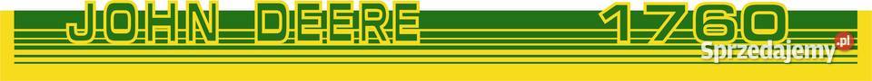 Naklejka John Deere 1760 małopolskie