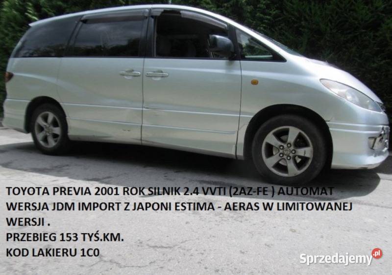 Toyota Previa II 0006 Zbiornik Bak Paliwa i dużo Rok produkcji 2003 Tarnów