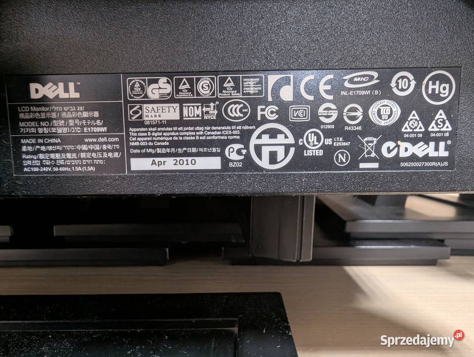 Monitor biurowy Dell 17 Kraków