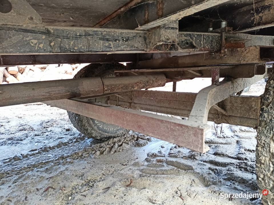 Przyczepa laweta wóz Janów Lubelski