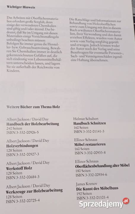 Behandlung von holzoberflachen Derrick Crump Poznań