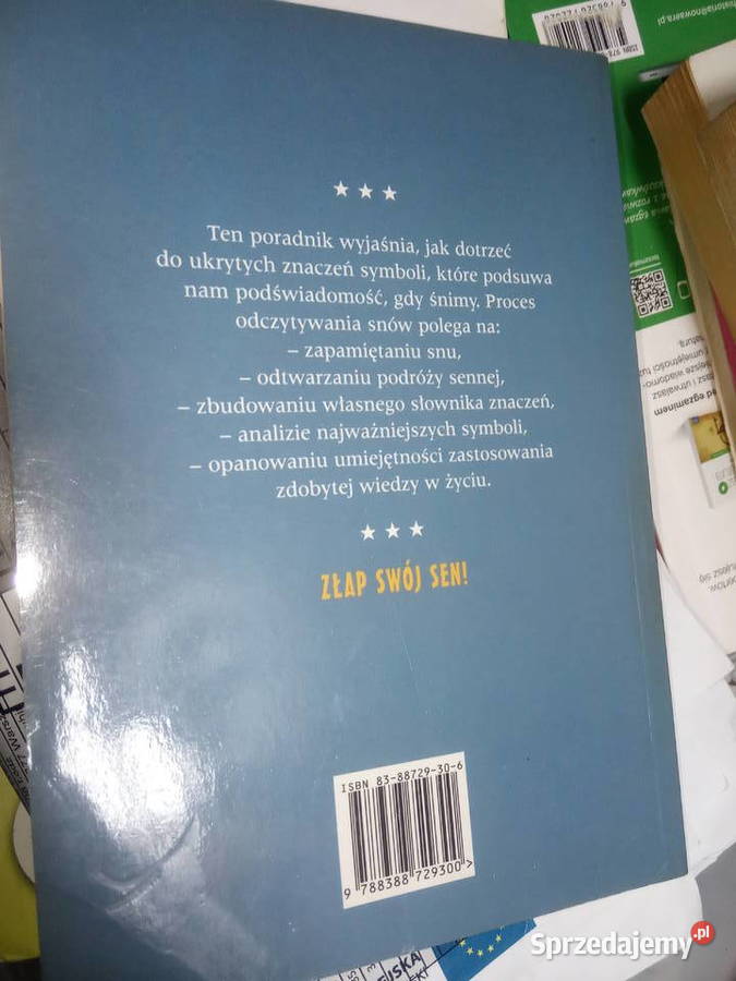 Potęga snów sennik kolekcjonerskie książki Warszawa