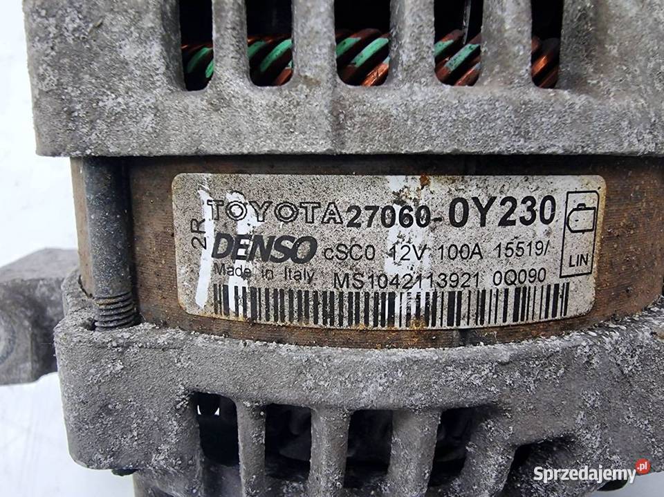 ALTERNATOR TOYOTA COROLLA E21 270600Y230 osobowe Lipno