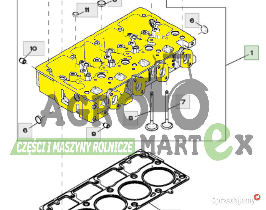 RE506335 R502577 GŁOWICA JD Wichrów