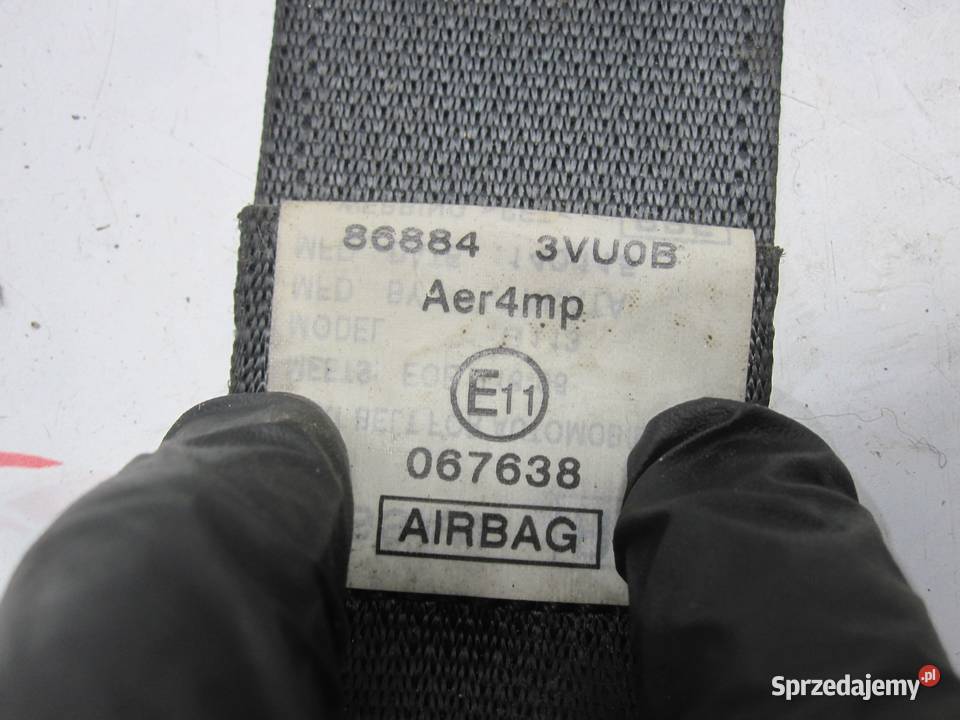 NISSAN NOTE II E12 15r pas bezpieczeństwa prawy osobowe świętokrzyskie Kielce