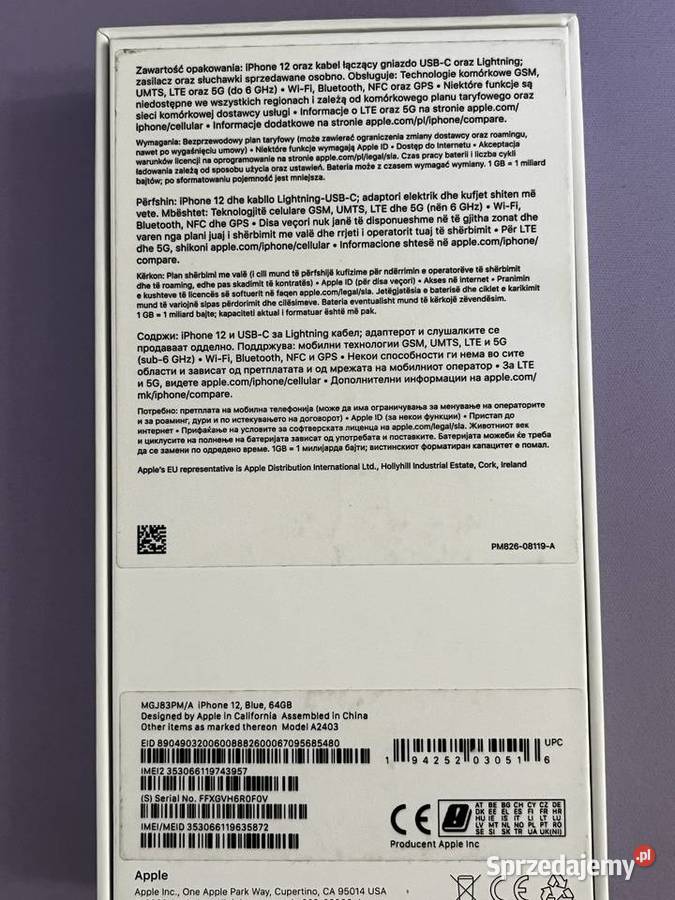 Syndyk sprzeda używane telefony marki Apple i Sopot