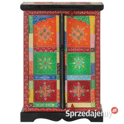 Ręcznie malowana szafka z drzwiami 53x30x75 Pozostałe Warszawa
