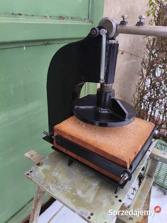Ręczna prasa dźwigniowa do wykrawania skóry i Pozostałe Bogatynia sprzedam
