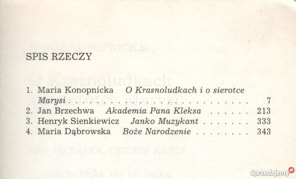 Lektury do kl 4 szk podst Oświęcim