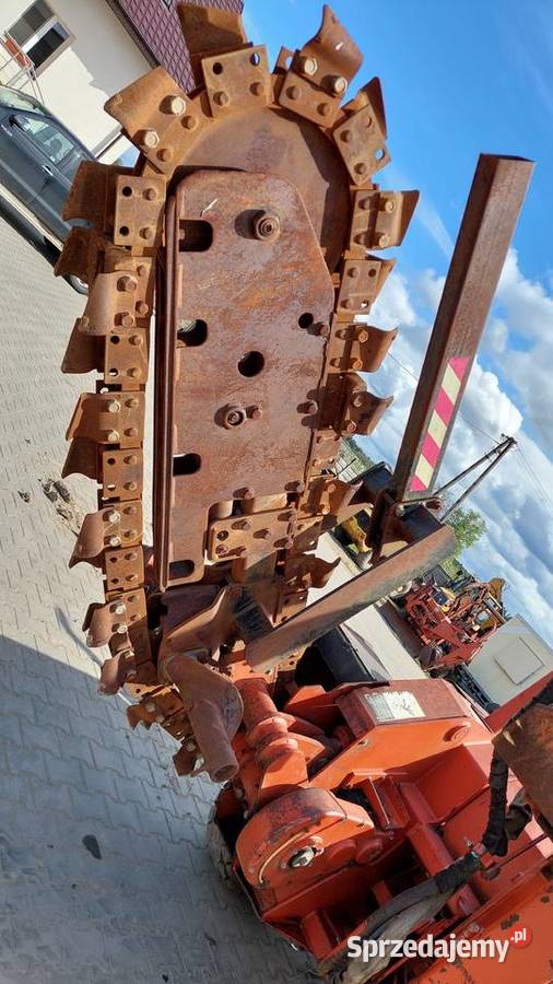 Koparka łańcuchowa pługoukładacz Ditch Witch Koparki Sochaczew sprzedam