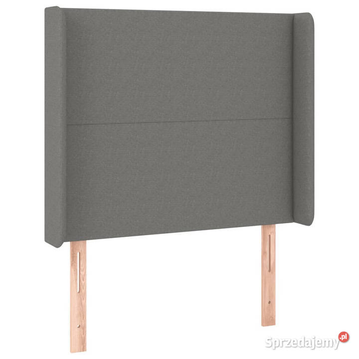 Zagłówek do łóżka z LED ciemnoszary 83x16x118128 Warszawa