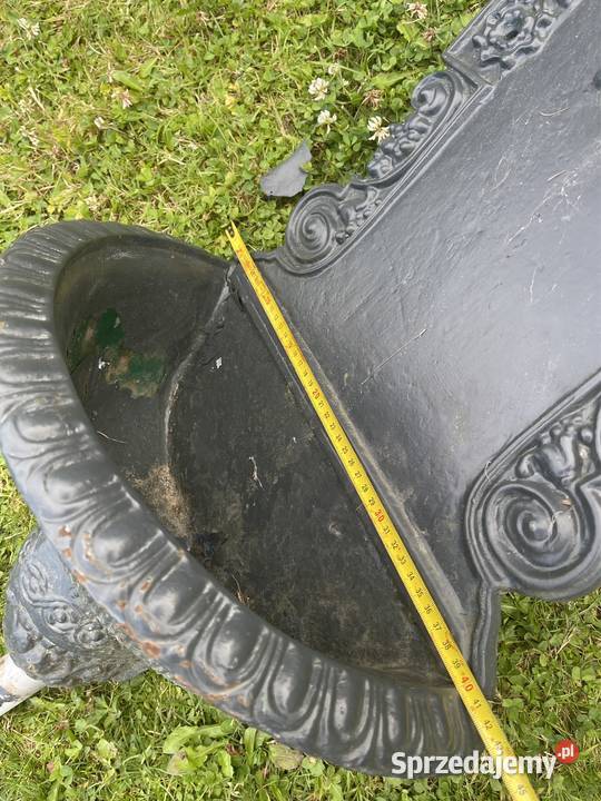 Stary żeliwny zlew ogrodowy umywalka kran Bystrzyca Kłodzka