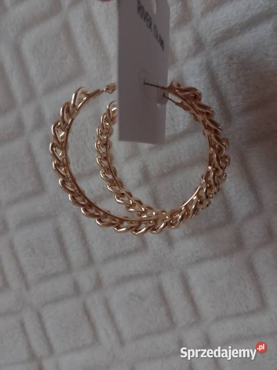 RIVER ISLAND Ekskluzywne Kolczyki koła łańcuchy małopolskie Kraków