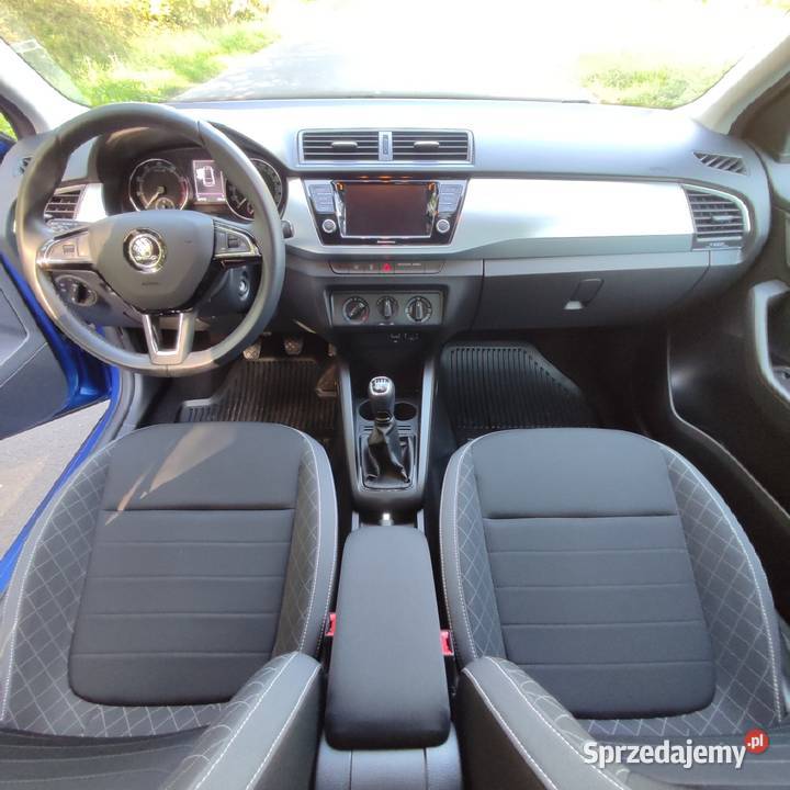 SKODA FABIA 10TSI 95 18200 PRZEBIEGU NOWA SALON elektryczne lusterka