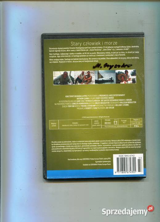 Stary człowiek i morze Film DVD