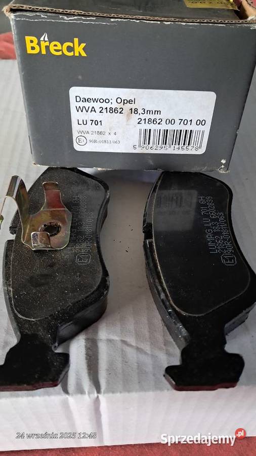 KLOCKI HAMULCOWE OPEL DAEWOO osobowe Kurów