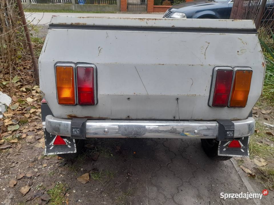 Przyczepa bagażową z PRL do malucha fiat 125 towarowe Jaworzno