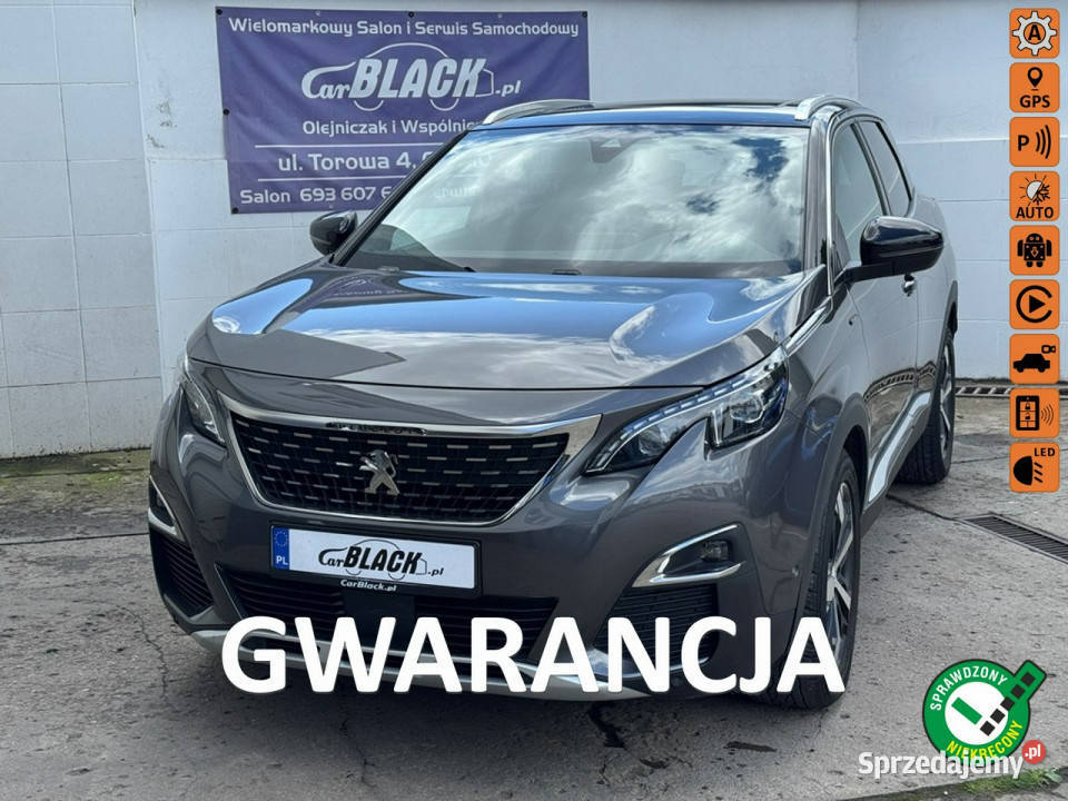 Peugeot 3008 GT Line Pisemna gwarancja 12