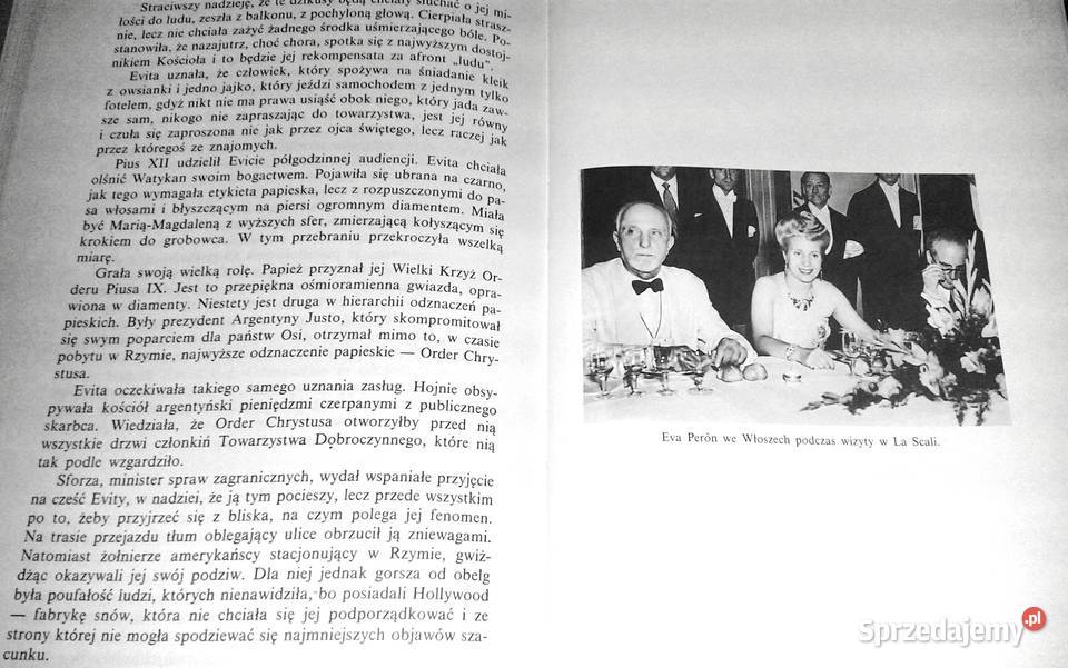 Evita Peron Madonna Argentyny Silvain Reiner lubelskie Chełm sprzedam