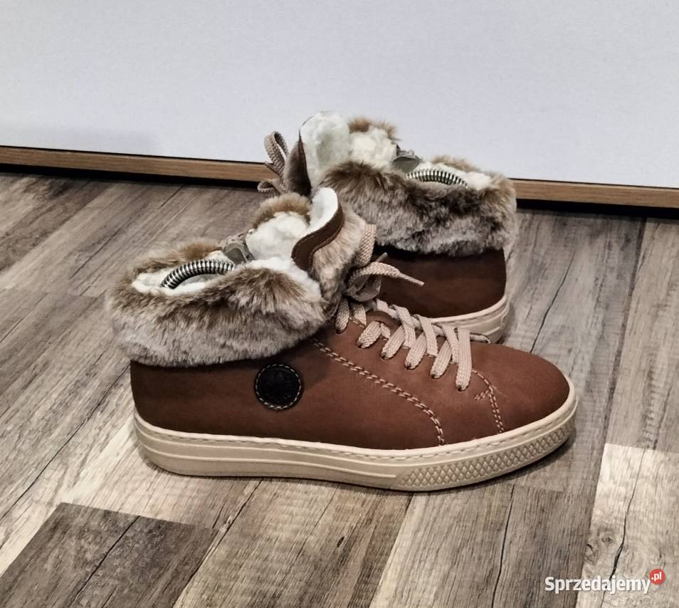 Buty Botki ocieplane Rieker 38 dolnośląskie Wałbrzych