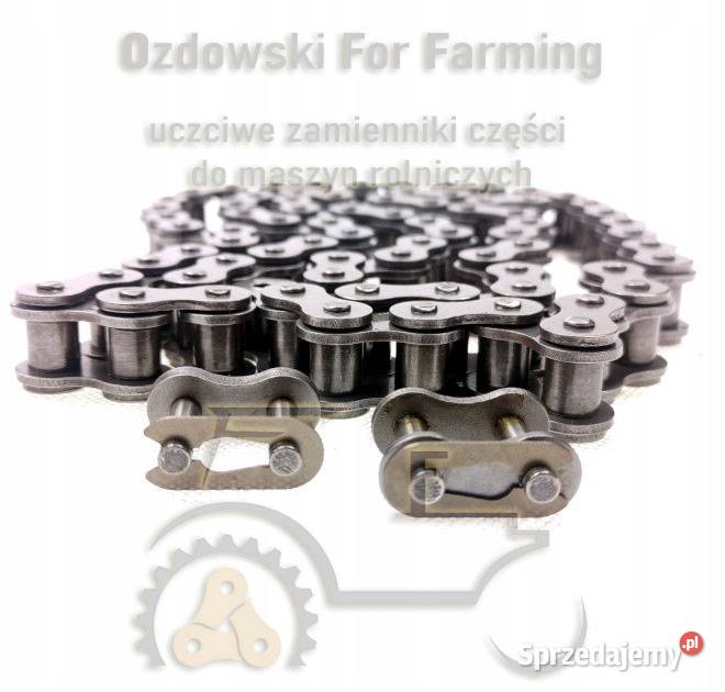 0652313076 0934172800 ŁAŃCUCH ROLKOWY DO PRASY Do pras i owijarek Części i osprzęt rolniczy Kłodzko