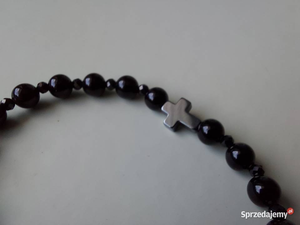 Bransoletka męska unisex kamienie różaniec Głogów sprzedam