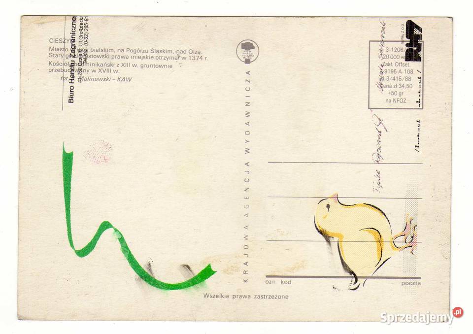 CIESZYN KOŚCIÓŁ DOMINIKAŃSKI Krynki sprzedam