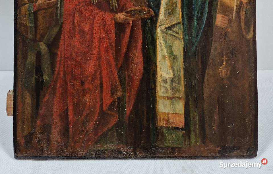 Ikona Podwyższenia Krzyża Pańskiego 0143 Malarstwo mazowieckie