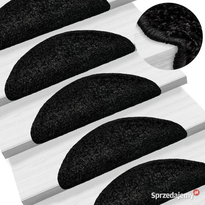 Nakładki na schody 10 56x17x3 czarne WM149785 Warszawa
