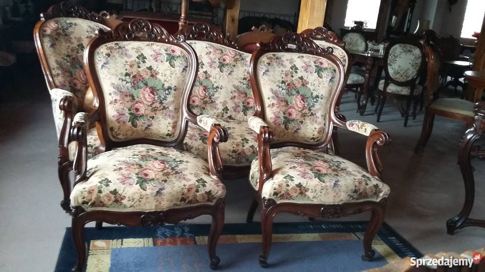 Komplet wypoczynkowy antyk Antyki Łańcut