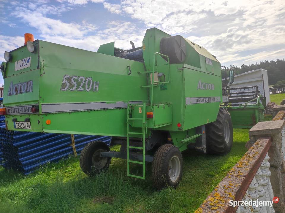 Kombajn zbożowy Deutz fahr actor 5520 Zbożowe Chwaszczewo