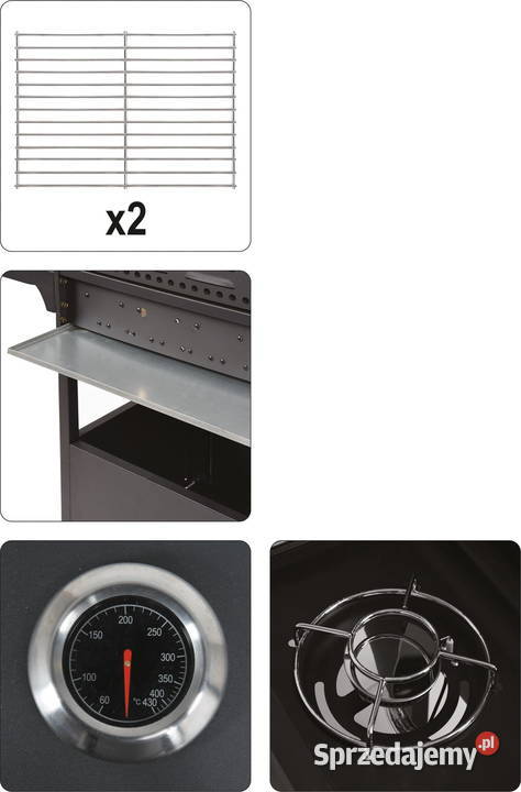 Grill gazowy 3palnikowy palnik pomocniczy Częstochowa