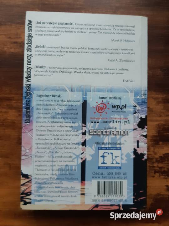 Eugeniusz Dębski Władcy nocy złodzieje snów miękka Poznań