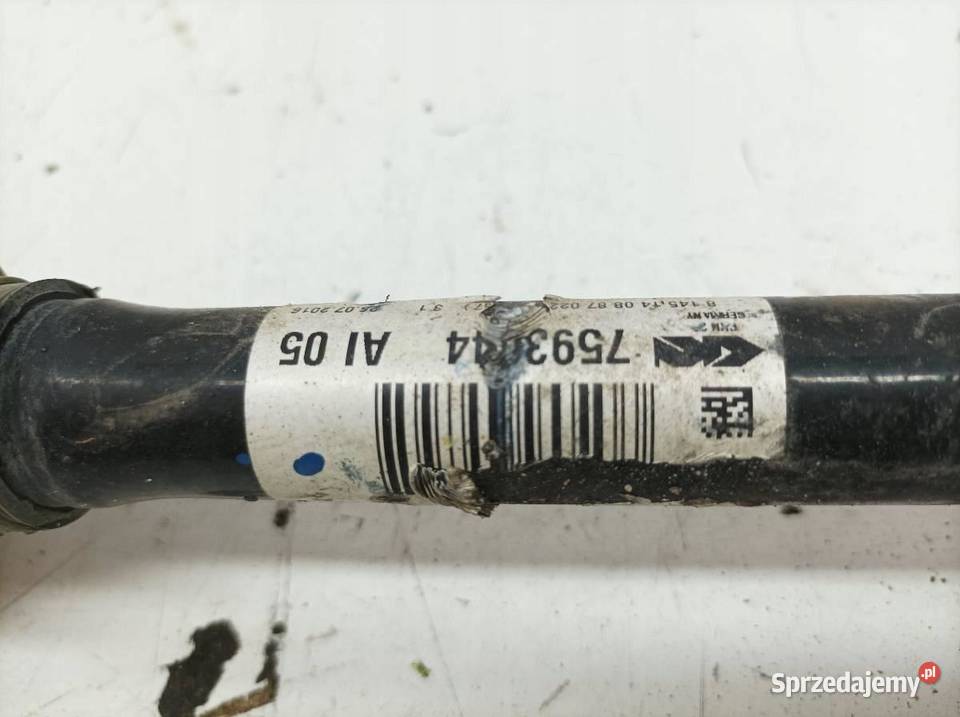 PÓŁOŚ 7593044 PRAWY PRZÓD XDRIVE 20 D 4X4 Bmw Półosie