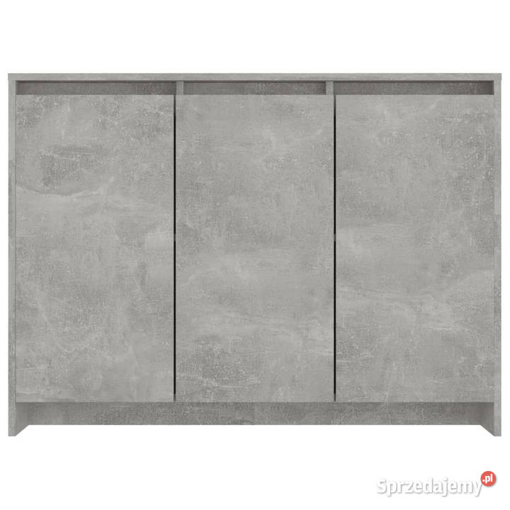 Szafka szarość betonu 102x33x75 materiał