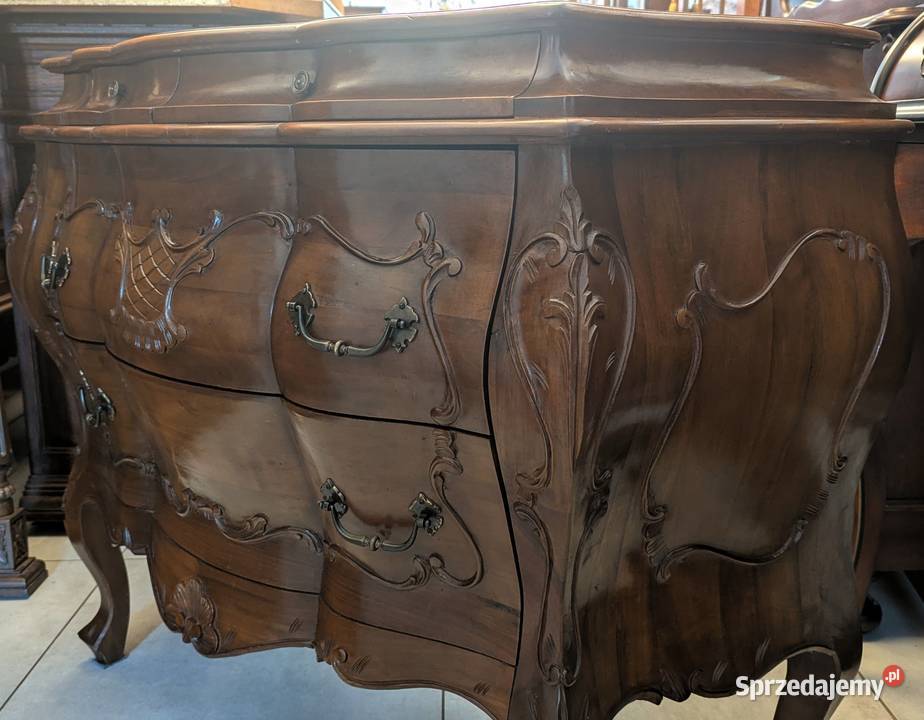 piękna włoska komoda neobarokowa orzech sklep Dąbrowa Górnicza sprzedam