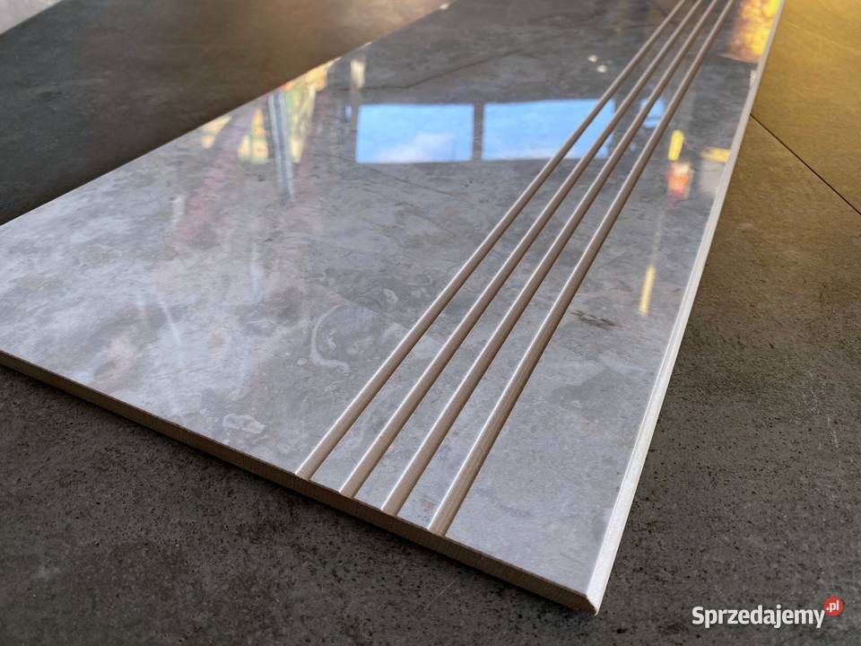 Marmurowe schody stopnica 120x30 WYSOKI POŁYSK łódzkie Łask