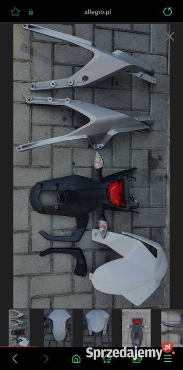 KTM 690 390 DUKE błotnik uchwyt stelaż tył Nowy Tomyśl
