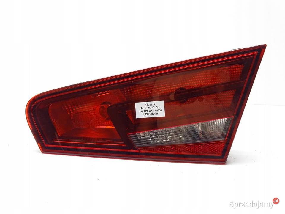 LAMPA PRAWA PRAWY TYŁ TYLNA W KLAPE AUDI A3 8V osobowe