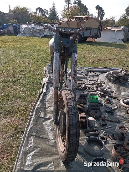 Jawa 350 model 344 rocznik 1957 do renowacji Motocykle na części Rytel