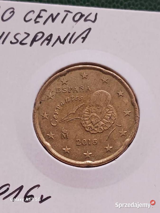 20 Eurocentów Hiszpania 2016 r Konin