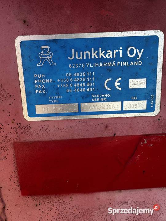 Rębak do drewna Junkkari HJ 5G Koniecpol