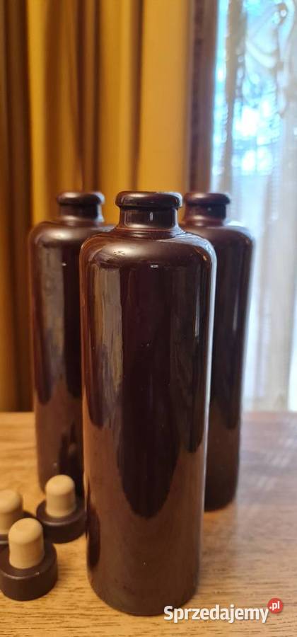 Butelka cermaniczna z gliny 05l śląskie