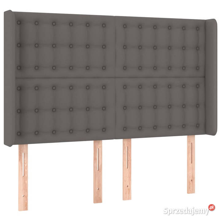 Zagłówek uszak szary 147x16x118128 sztuczna Ramy i stelaże Warszawa sprzedam