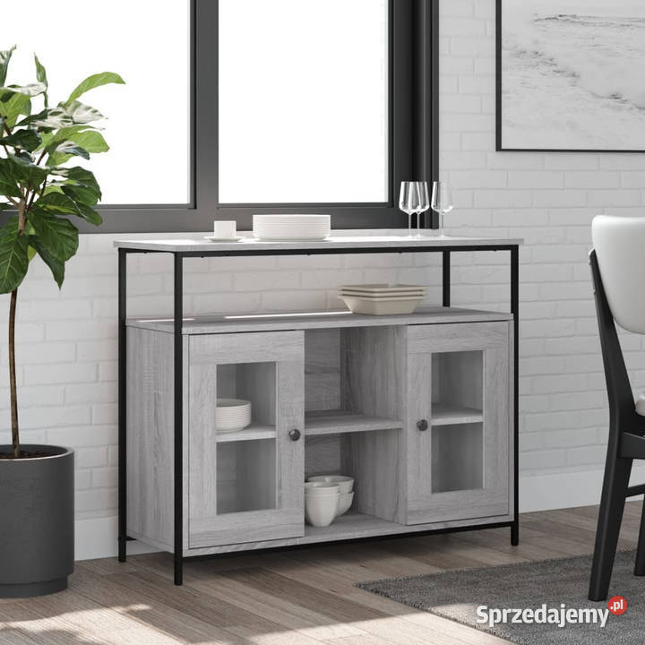 Szafka szary dąb sonoma 100x35x80 materiał Pozostałe Warszawa