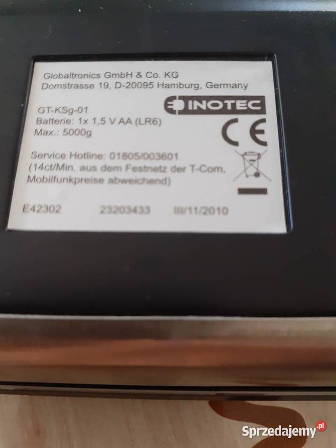 Waga kuchenna szklana elektroniczna Gdańsk