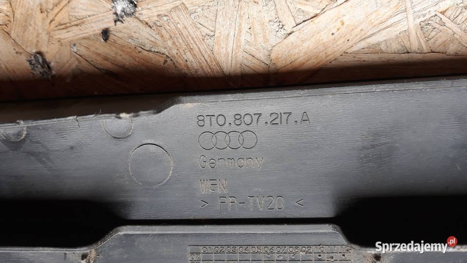 AUDI A5 8T0 LISTWA DOKŁADKA ZDERZAKA PRZÓD listwy na zderzak wielkopolskie
