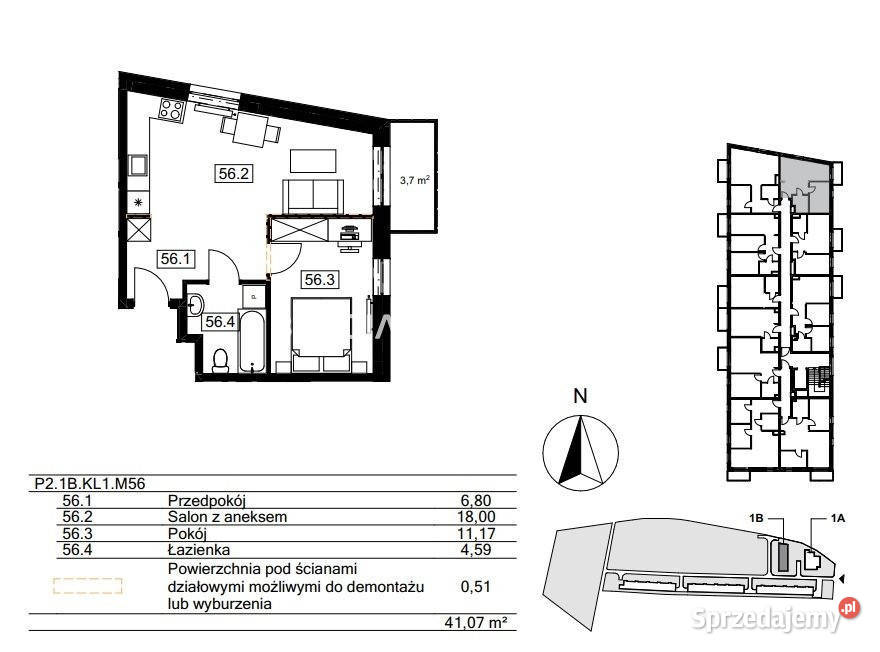 sprzedaży mieszkania Kraków Agatowa 4039m2 własność