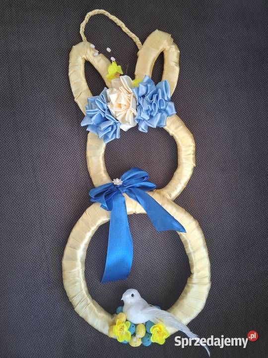 Wianek wielkanocny żółty Tyczyn